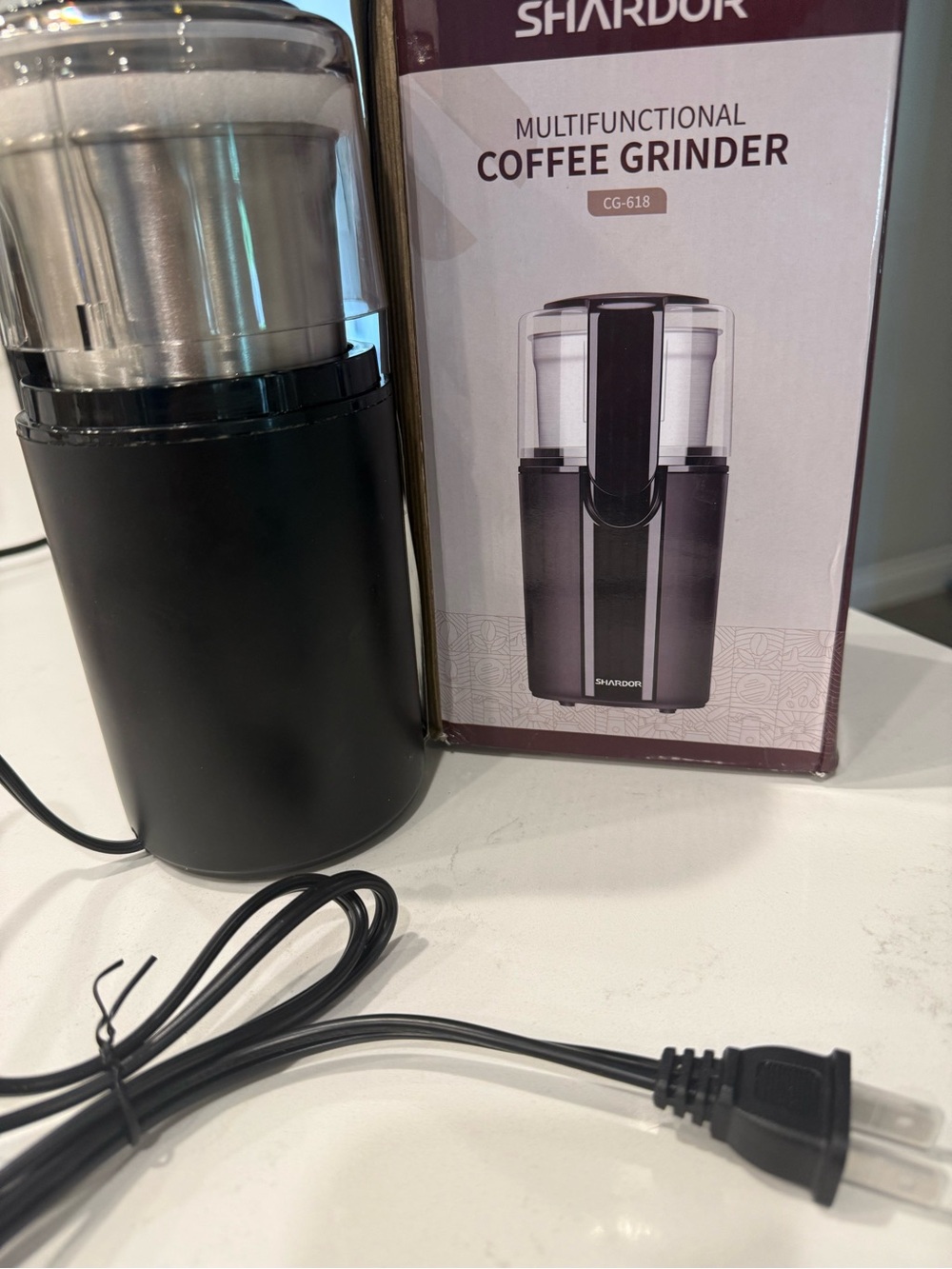 Black Multifunctional Coffee Grinder - CG-618(Shardor)